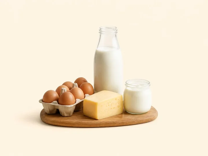 Frais et laitiers à l'épicerie du Magasin Général d'Hochlag