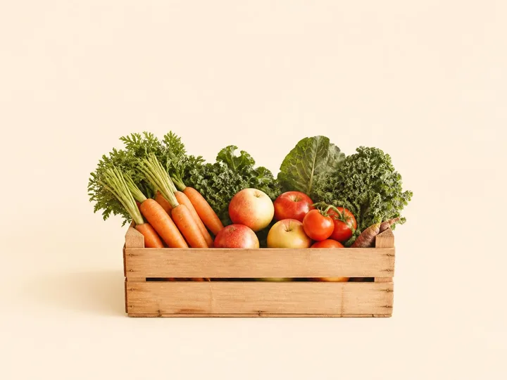 Fruits et légumes à l'épicerie du Magasin Général d'Hochlag
